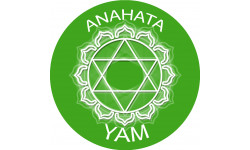 chakra YAM ANAHATA - 5cm - Sticker/autocollant