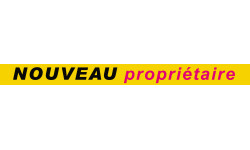 nouveau propriétaire - 60x5cm - Sticker/autocollant