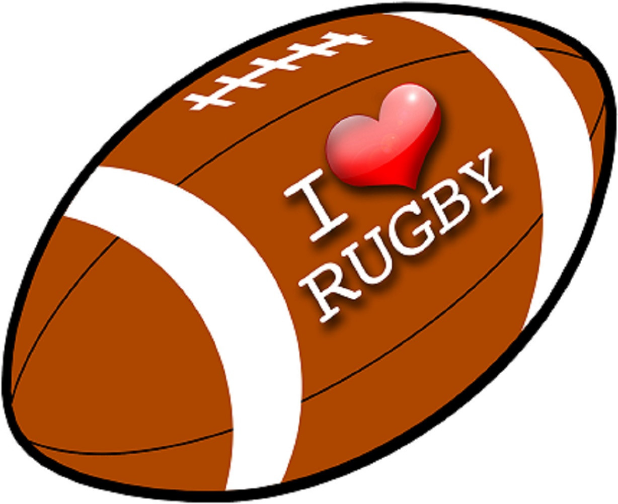 I love rugby - 15x12.2cm - Sticker/autocollant