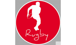 rugby - 10cm - Sticker/autocollant