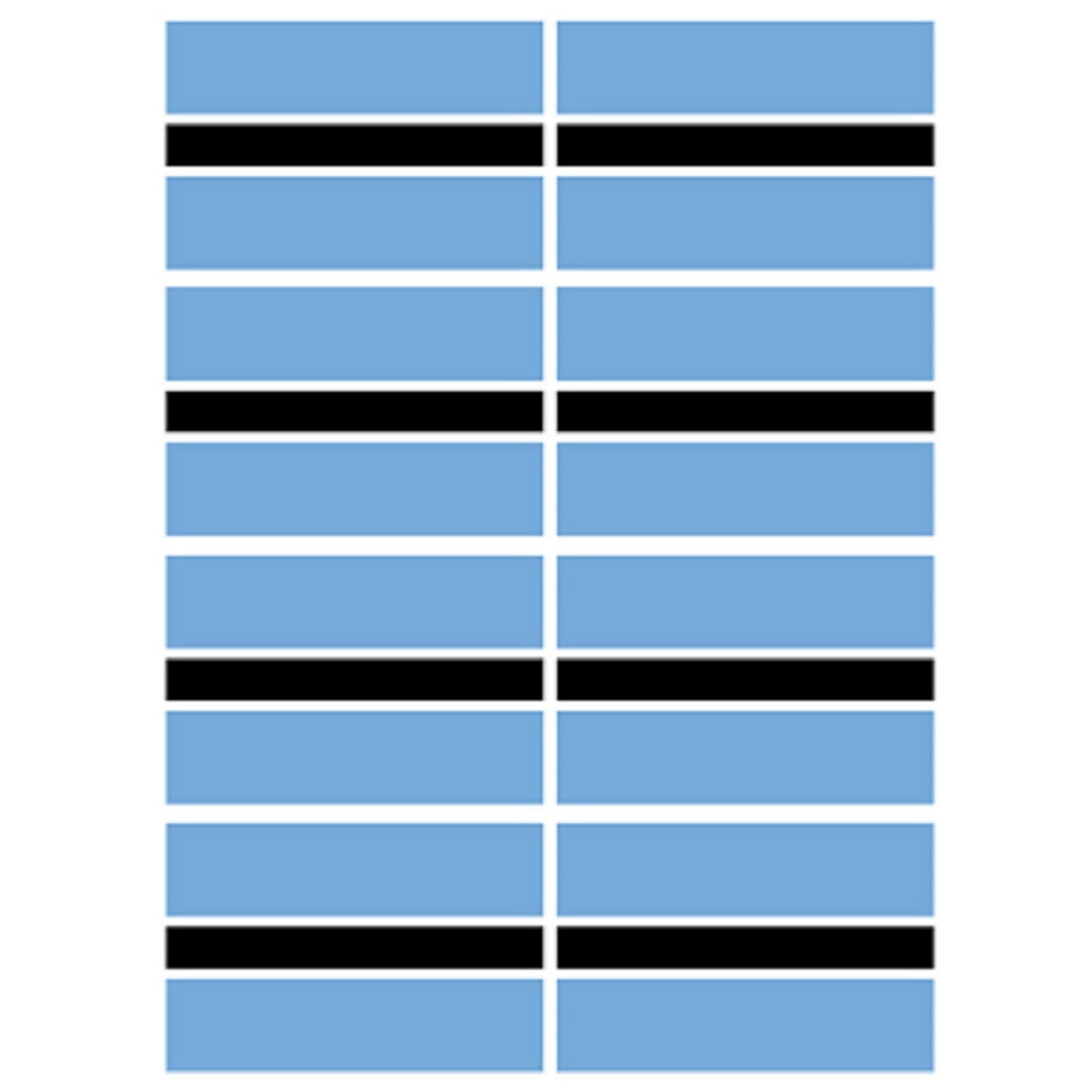 Drapeau Botswana (8 fois 9.5x6.3cm) - Sticker/autocollant