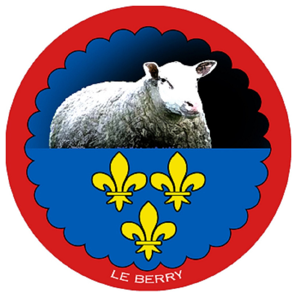 mouton Berrichon - 5 cm - Sticker/autocollant