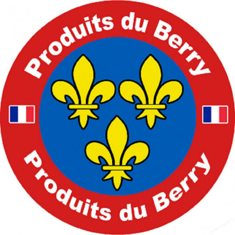 Produits du Berry - 15cm - Sticker/autocollant