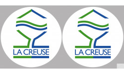 Département 23 la Creuse  (2 fois 10cm) - Sticker/autocollant