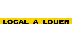 LOCAL À LOUER (120x10cm) - Sticker/autocollant