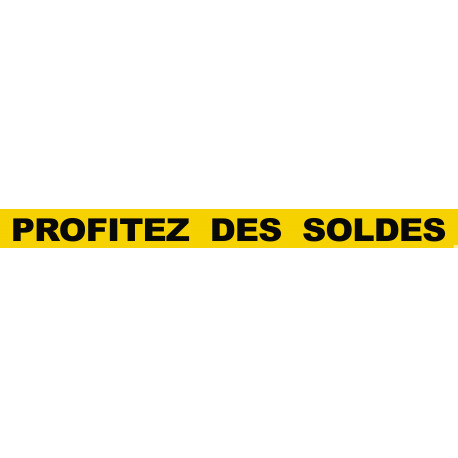 PROFITEZ DES SOLDES (120x10cm) - Sticker/autocollant