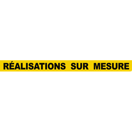 RÉALISATION SUR MESURE (120x10cm) - Sticker/autocollant