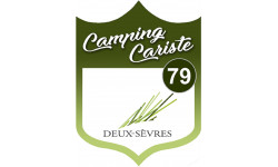 blason camping cariste Deux-sèvres 79 - 20x15cm - Sticker/autocollant