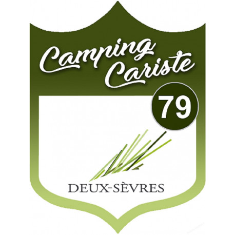 campingcariste Deux-sèvres 79 - 20x15cm - Sticker/autocollant