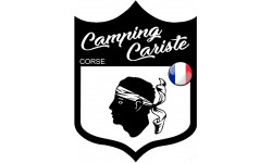 Camping cariste Corse (10x7.5cm) - Sticker/autocollant
