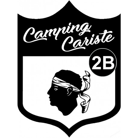 Camping cariste Corse 2B (10x7.5cm) - Sticker/autocollant