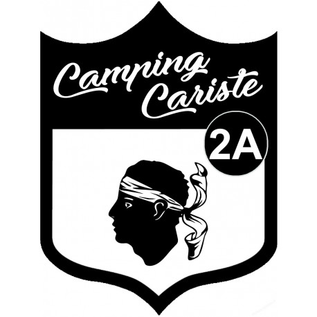 Camping cariste Corse 2A (10x7.5cm) - Sticker/autocollant