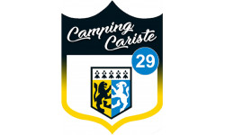 campingcariste Finistère 29 - 15x11.2cm - Sticker/autocollant