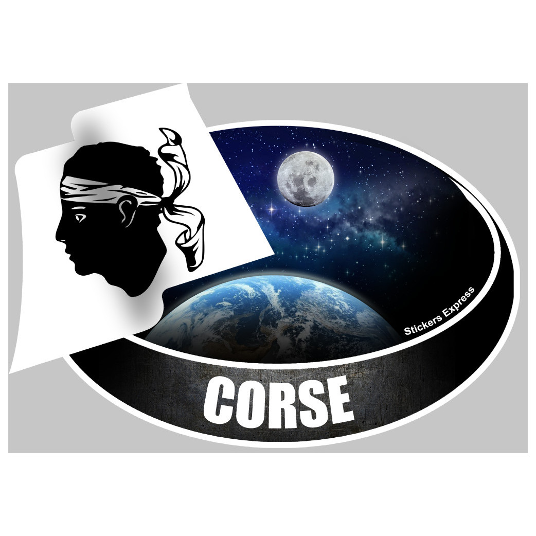 CORSE (14x10cm) - Sticker/autocollant