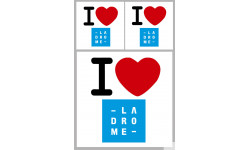 Département 26 la Drôme (1fois 10cm / 2 fois 5cm) - Sticker/autocollant