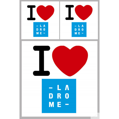 Département 26 la Drôme (1fois 10cm / 2 fois 5cm) - Sticker/autocollant
