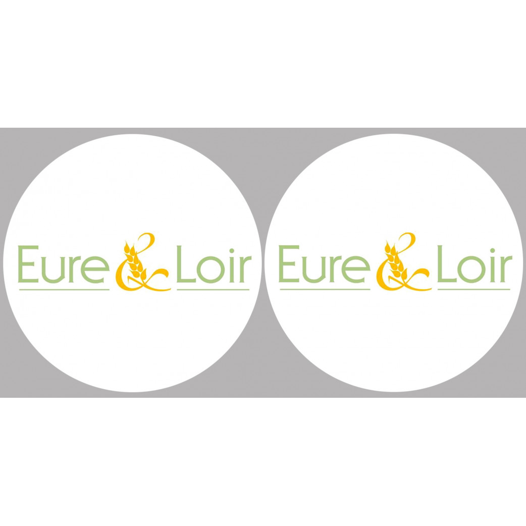 l'Eure et Loir (2fois 10cm) - Sticker/autocollant