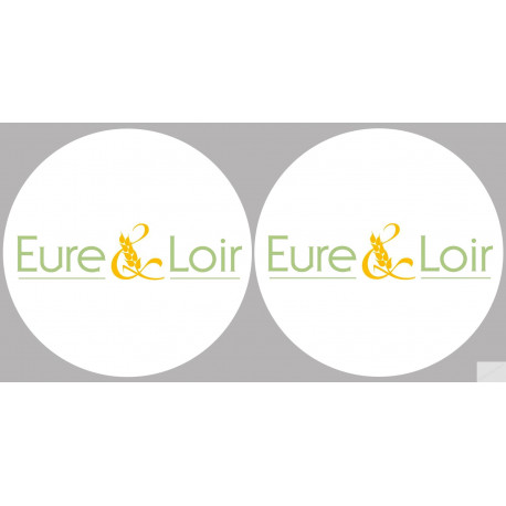 Département 28 de l'Eure et Loir (2 fois 10cm) - Sticker/autocollant