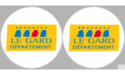 Département 30 le Gard (2 fois 10cm) - Sticker/autocollant
