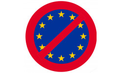 Europe interdite (10x10cm) - Sticker/autocollant