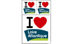 Département 44 la Loire Atlantique (1fois 10cm / 2 fois 5cm) - Sticker/autocollant