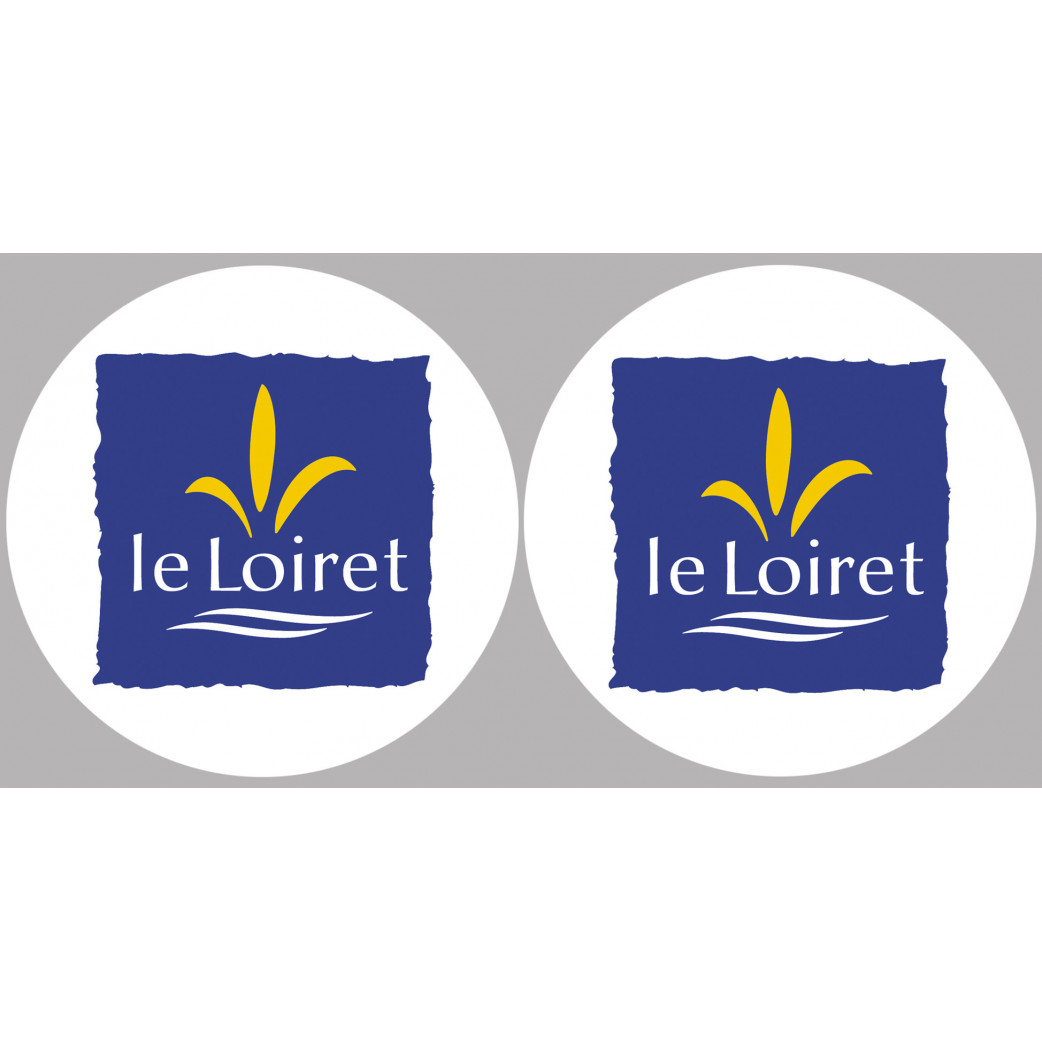 le Loiret (2fois 10cm) - Sticker/autocollant