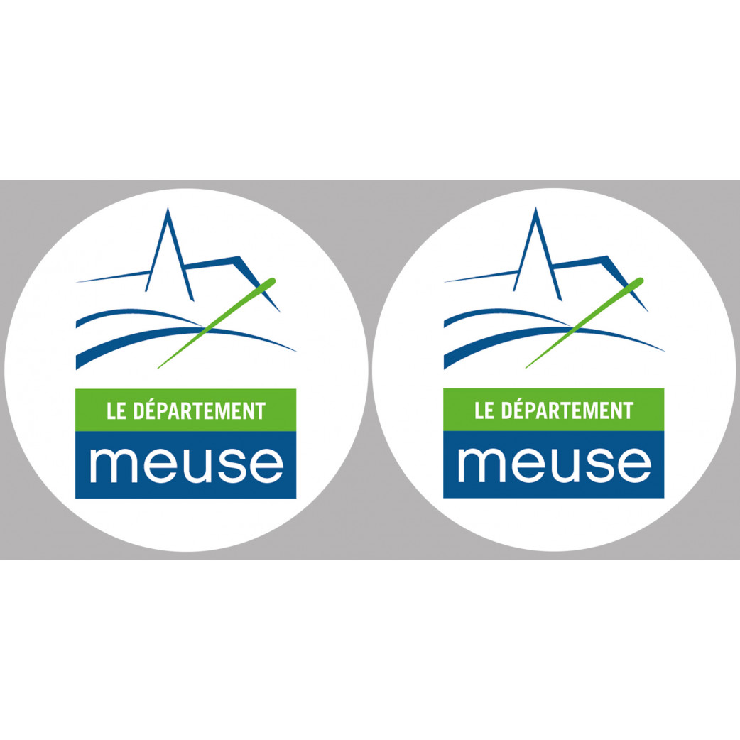 la Meuse (2fois 10cm) - Sticker/autocollant