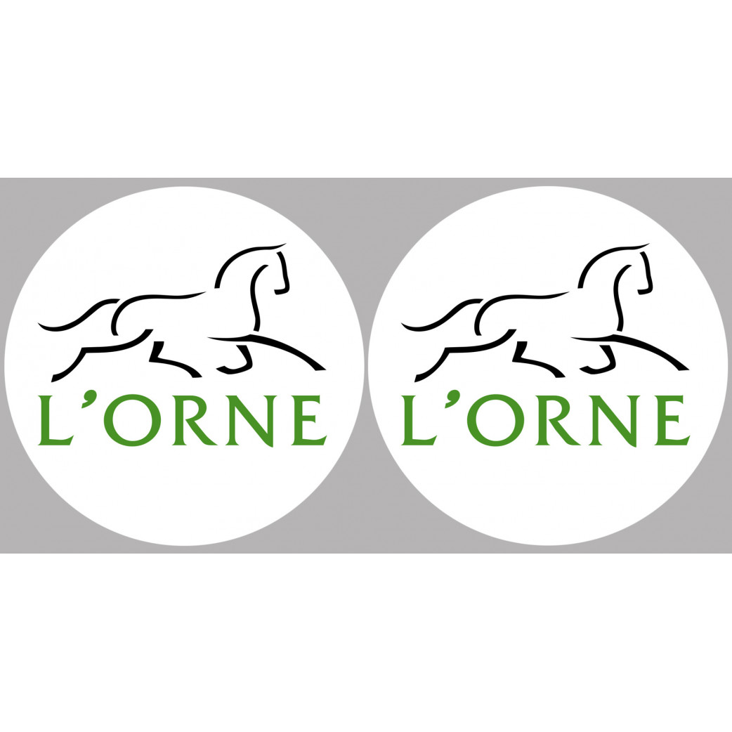 l'Orne (2fois 10cm) - Sticker/autocollant