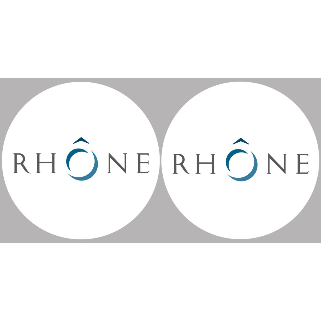 le Rhône (2fois 10cm) - Sticker/autocollant