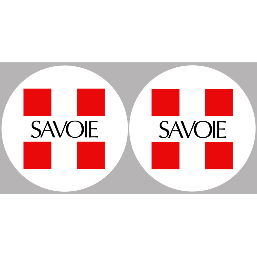 la Savoie (2fois 10cm) - Sticker/autocollant