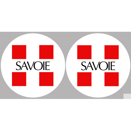 Département 73 la Savoie (2 fois 10cm) - Sticker/autocollant