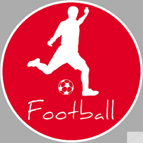 Football tir - 15cm - Sticker/autocollant