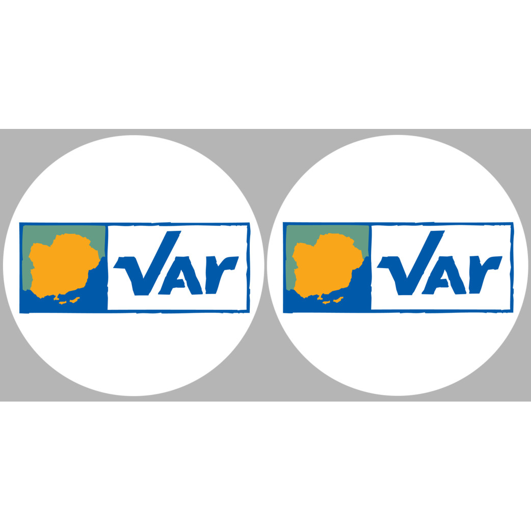le Var (2fois 10cm) - Sticker/autocollant