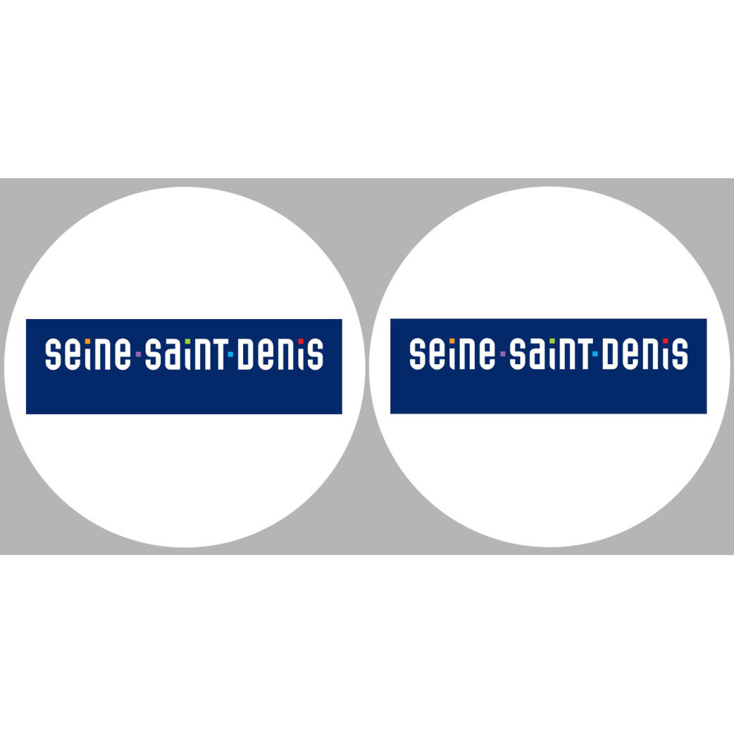 la Seine-Saint-Denis (2fois 10cm) - Sticker/autocollant