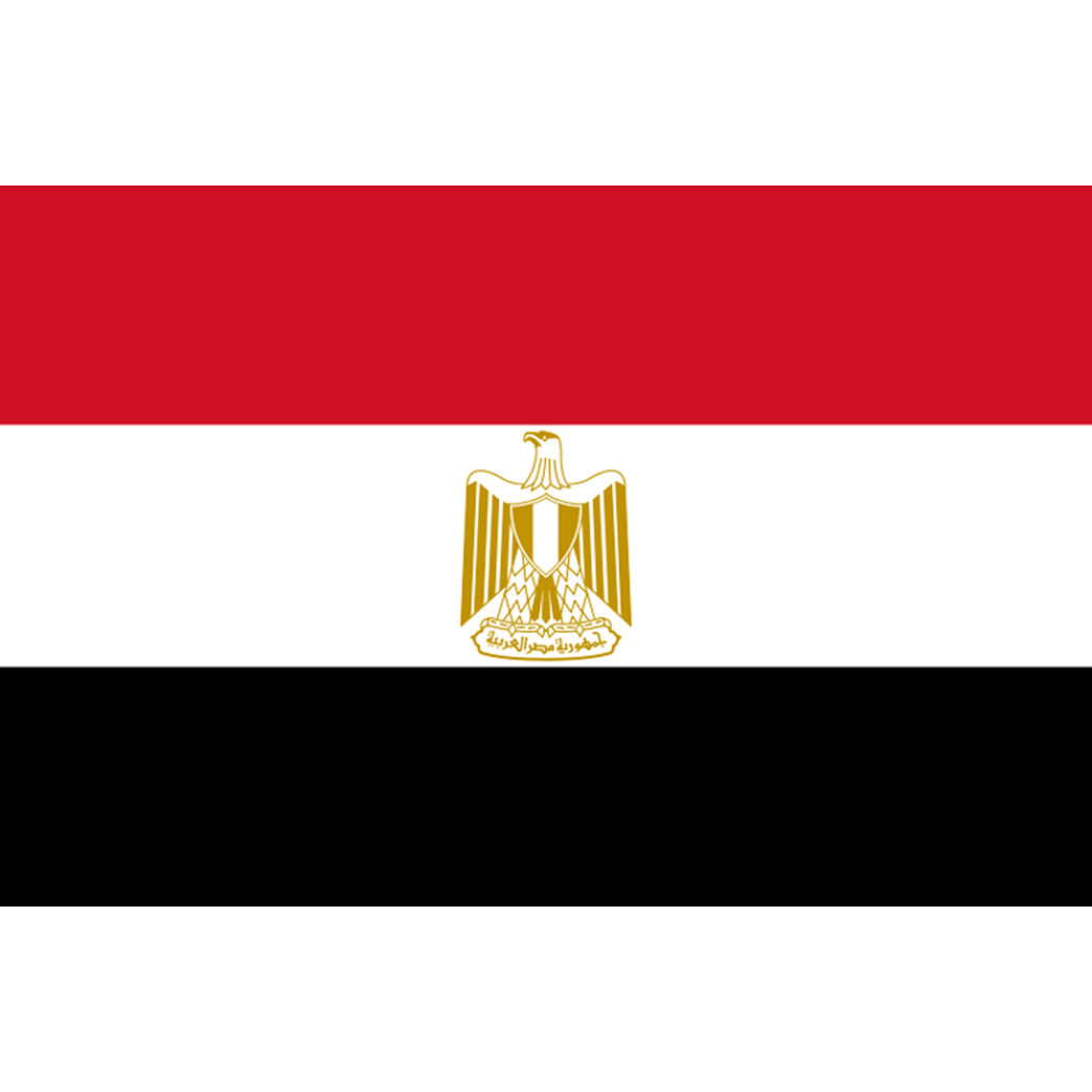 Drapeau Egypte (5x3.3cm) - Sticker/autocollant