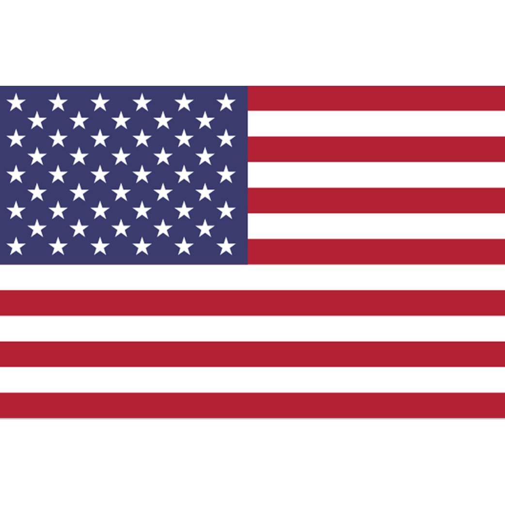 Drapeau États-Unis (5x3.3cm) - Sticker/autocollant