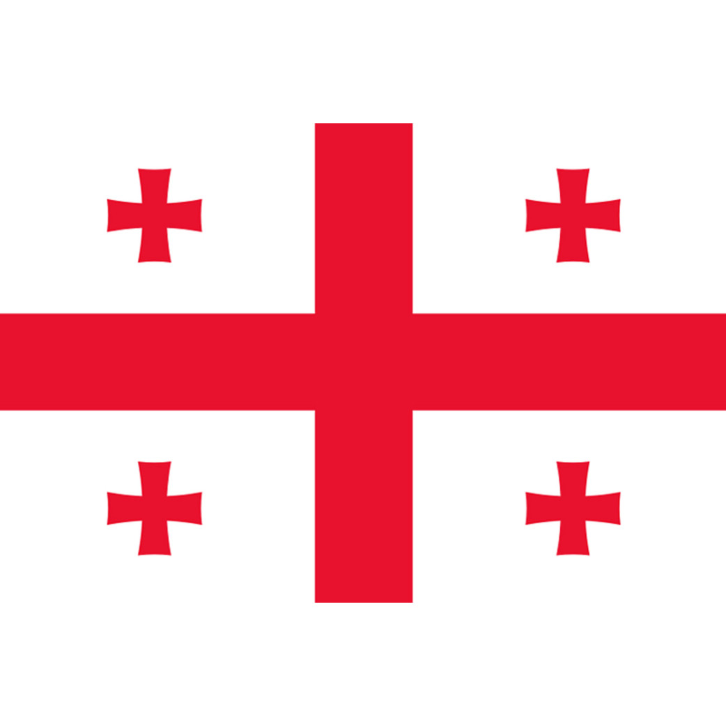 Drapeau Georgie (15x10cm) - Sticker/autocollant