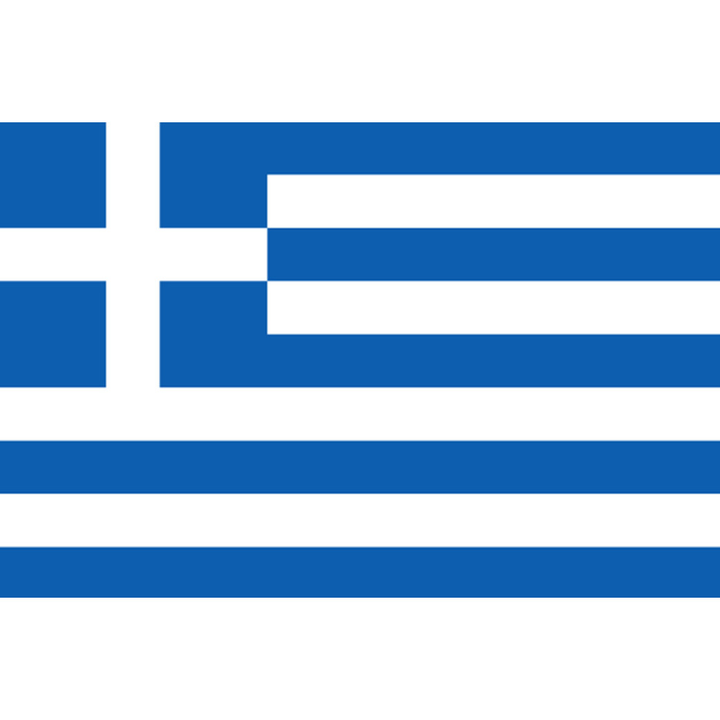 Drapeau Grèce (15x10cm) - Sticker/autocollant