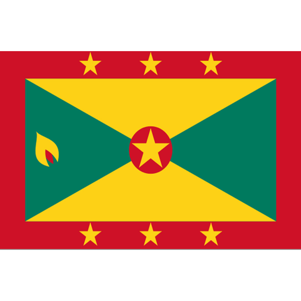 Drapeau Grenade (19.5x13cm) - Sticker/autocollant