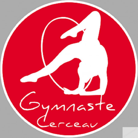 Gymnastique Cerceau - 10cm - Sticker/autocollant