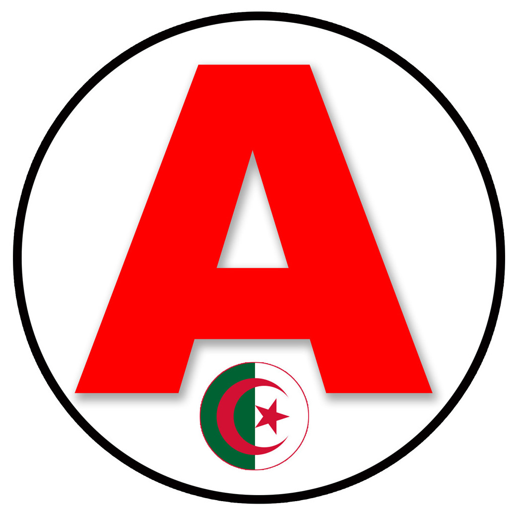 A Algérien (15x15cm) - Sticker/autocollant
