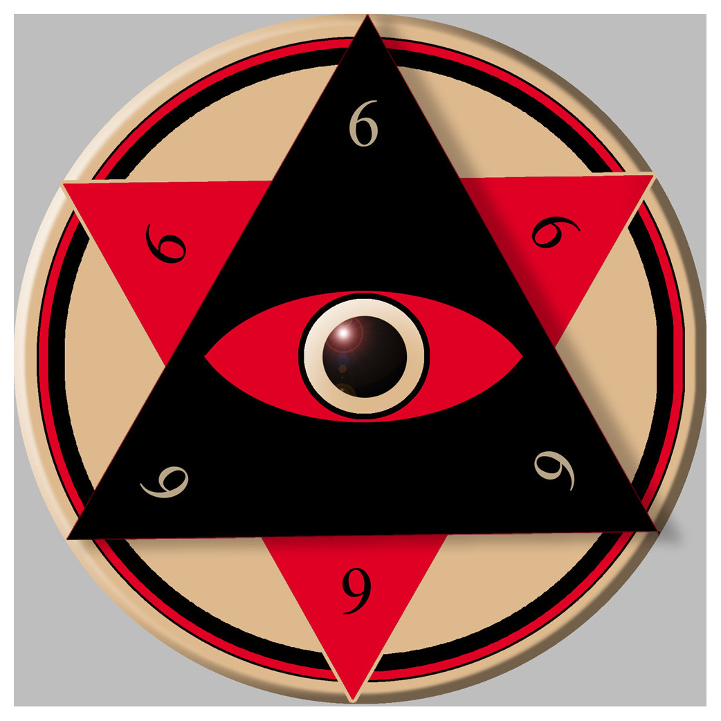 illuminati (15x15cm) - Sticker/autocollant