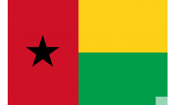 Drapeau Guinée Bissau (19.5x13cm) - Sticker/autocollant