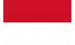 Drapeau Indonésie (19.5x13cm) - Sticker/autocollant