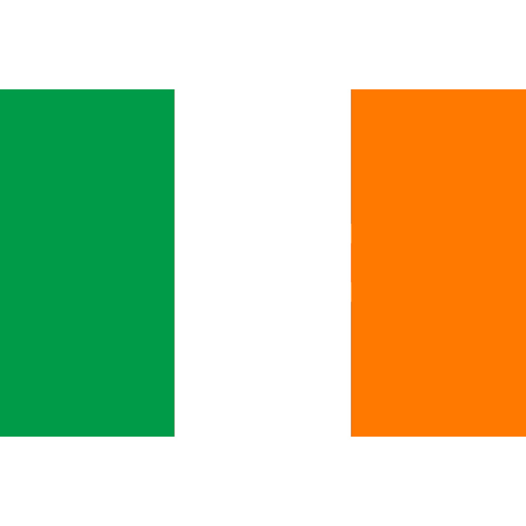 Drapeau Irlande (15x10cm) - Sticker/autocollant