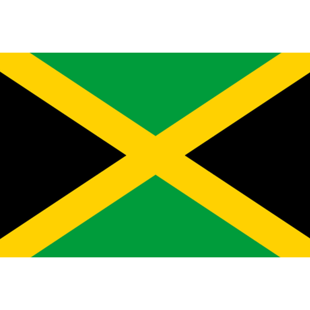 Drapeau Jamaïque (5x3.3cm) - Sticker/autocollant