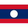 Drapeau Laos (19.5x13cm) - Sticker/autocollant
