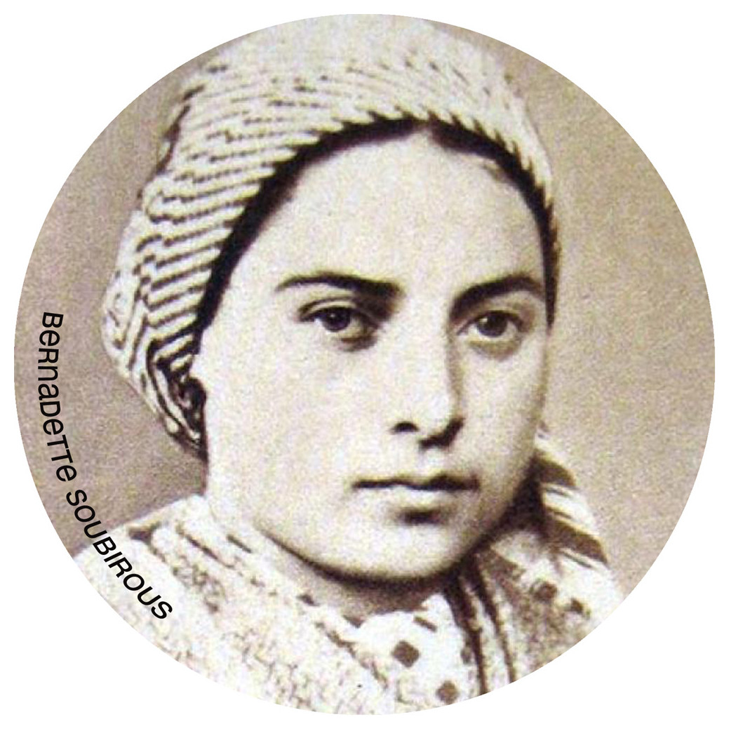 Bernadette Soubirous (15x15cm) - Sticker/autocollant