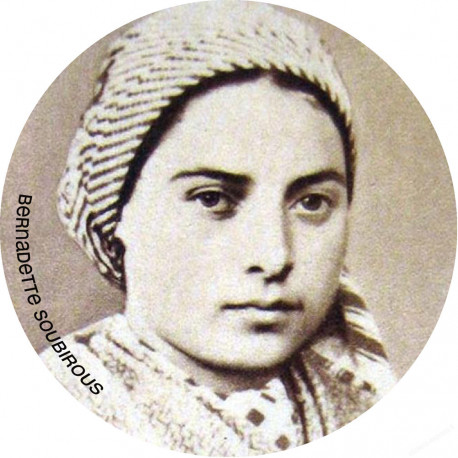 Bernadette Soubirous (15x15cm) - Sticker/autocollant