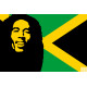 Bob Marley (20x13cm) - Sticker/autocollant